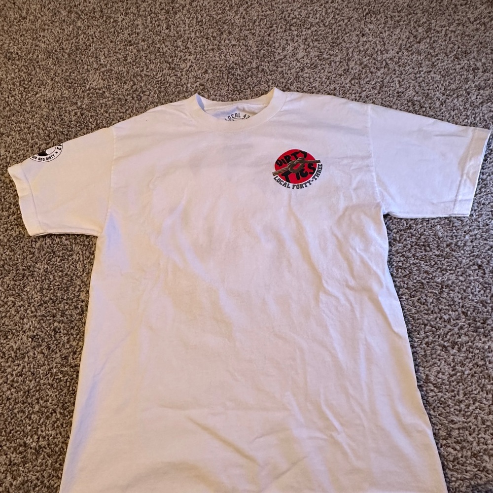 Local 43 White Graphic T-Shirt